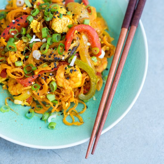 Healthy Singapore Noodles