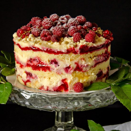 Raspberry Lemonade Cake