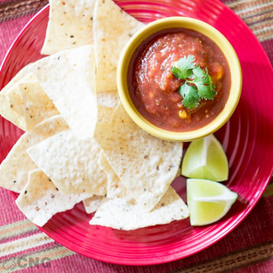 Homemade Black Bean & Corn Salsa