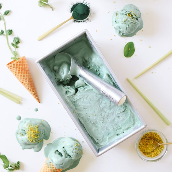 Green Ice Cream!