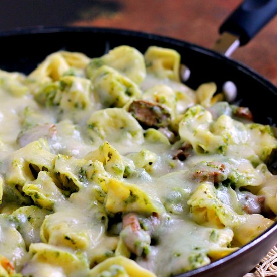 Pesto Tortellini Bake