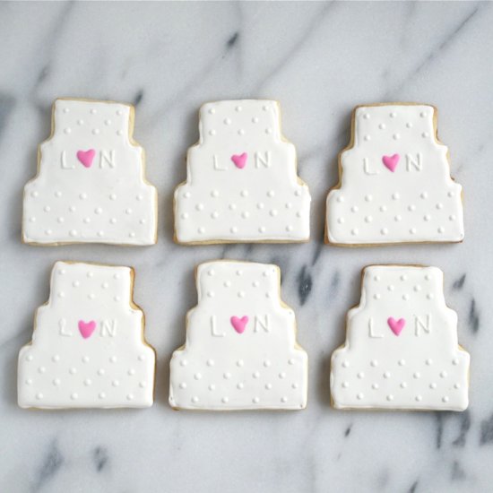 Wedding Cake Sugar Cookies