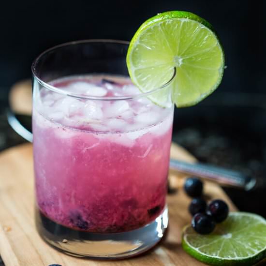 Virgin Blueberry Mojito