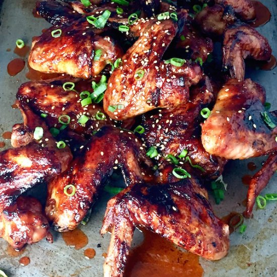 Honey Sriracha Wings