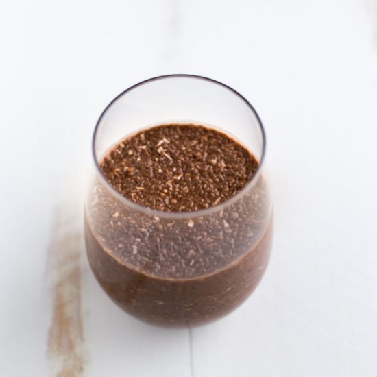 Chocolate Coconut Chia Pudding