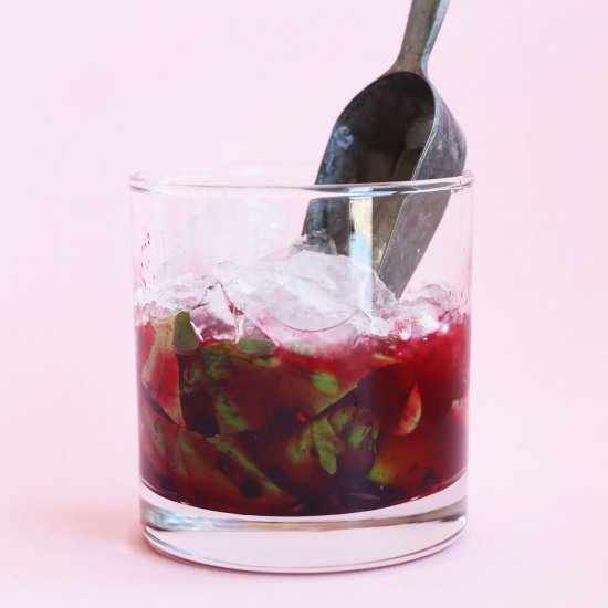 Blackberry Basil Mojito