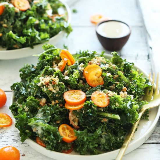 Kumquat Kale Salad