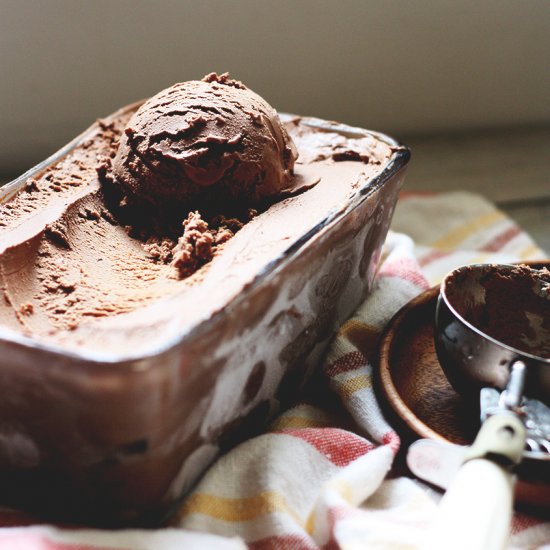 Chocolate Amaretto Ice Cream