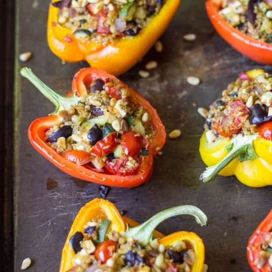 Mediterranean Stuffed Bell Peppers