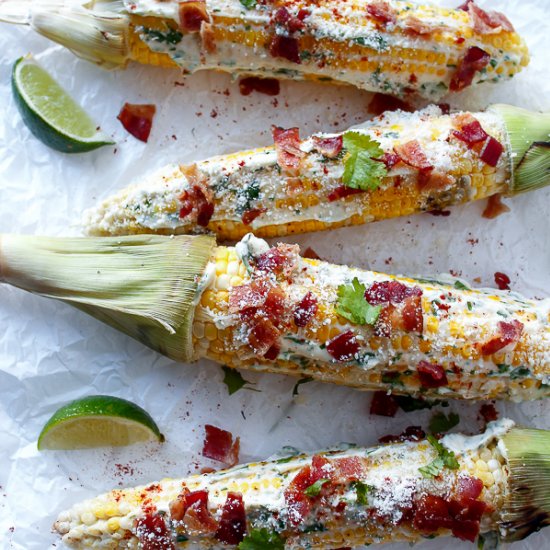 Mexican Grilled Corn on the Cob