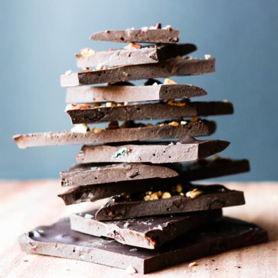 Spicy Chocolate Chili Pepper Bark