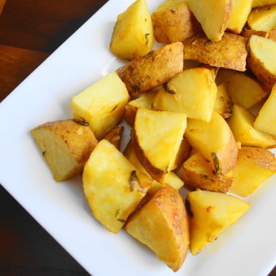 Mustard Tarragon Roasted Potatoes