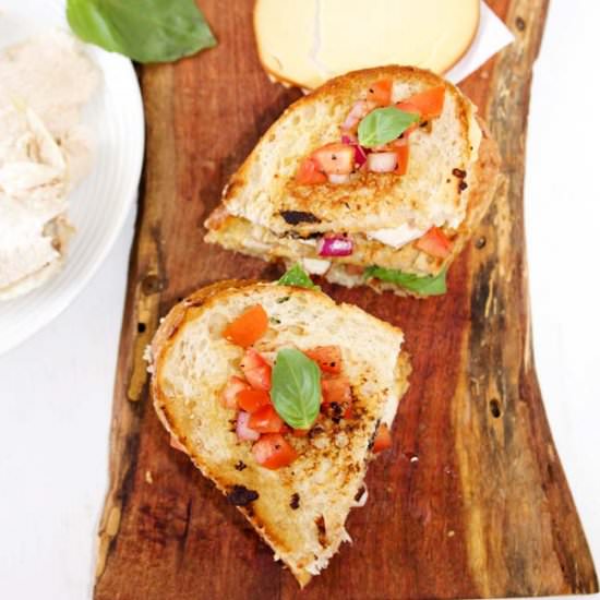 Grilled Bruschetta Chicken Sandwich