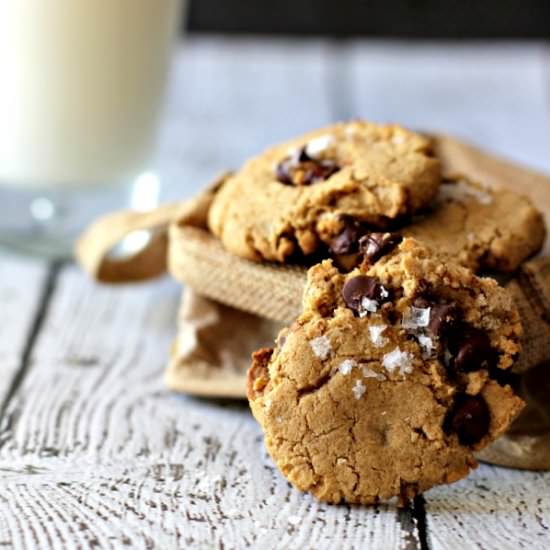 Salted Chocolate Chip Cookies