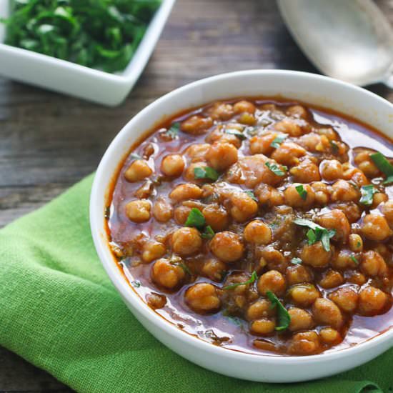 Curry Channa and Aloo