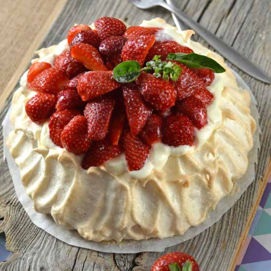 Strawberry Pavlova