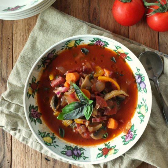 Paleo Minestrone Soup