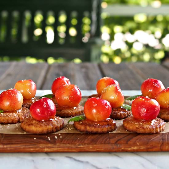 Rainier Cherry Pie Bites