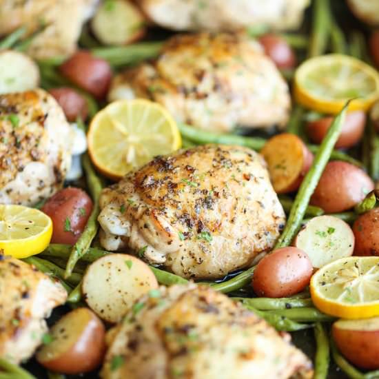 One Pan Greek Chicken