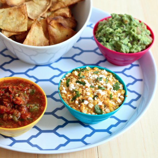 Mexican Dips 4 Ways