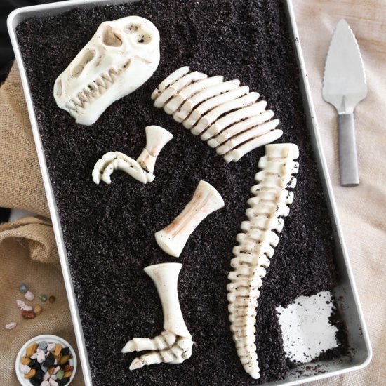 Dinosaur Dig Cake