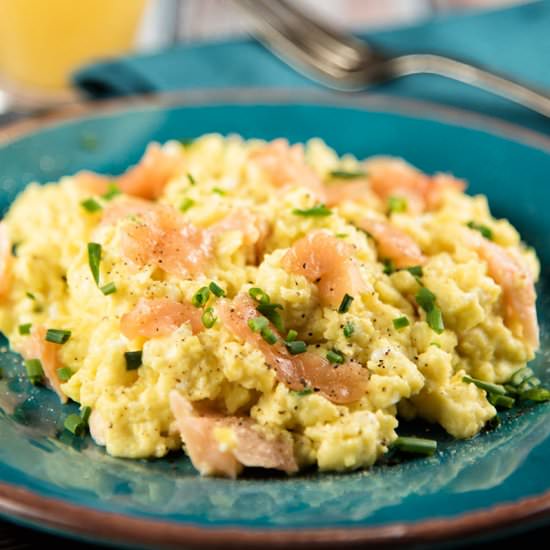 Scrambled Eggs With Smoked Salmon