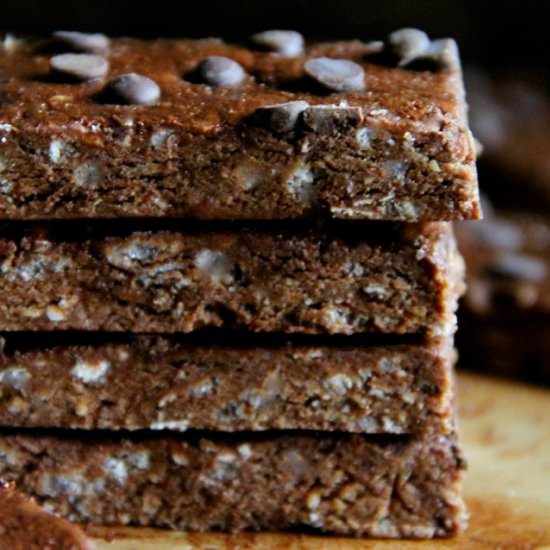 Double Chocolate Fudge Protein Bars