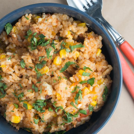 Chorizo Risotto