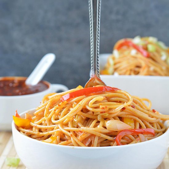 Veggie Szechuan Noodles