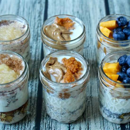 Overnight Oatmeal Jars