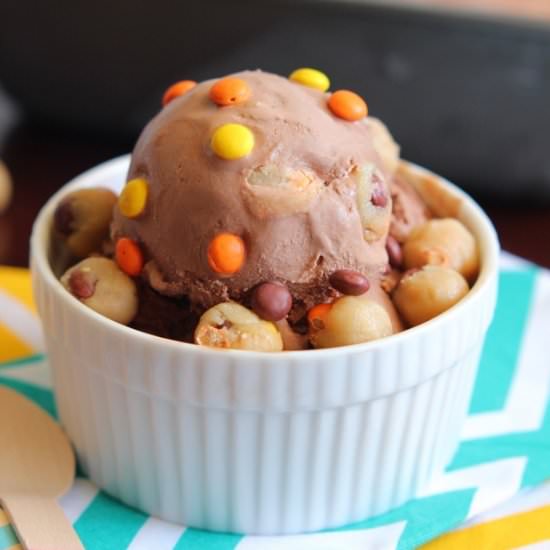 Reese’s Pieces Cookie Ice Cream