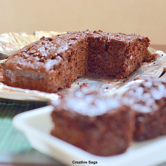 Double Chocolate Banana Cake