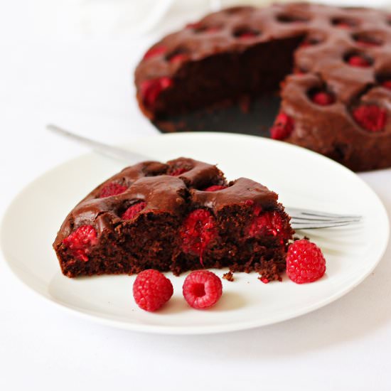 Raspberry Chocolate Cake