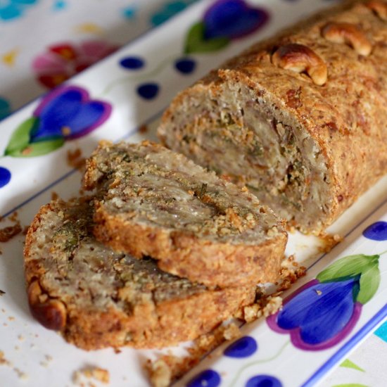 Cashew Stuffed Nut Roast