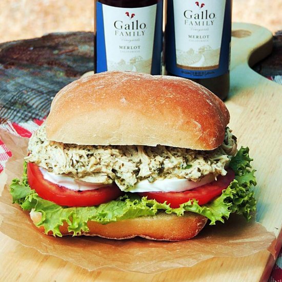 Pesto Chicken Sandwiches