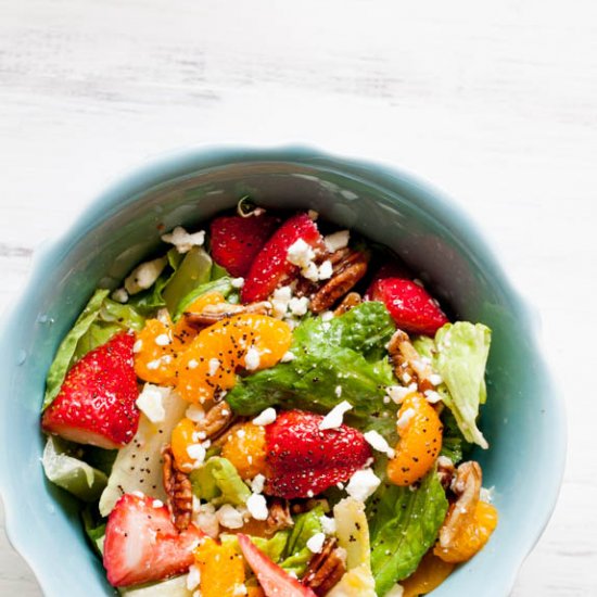 Strawberry Lemon Poppy Seed Salad