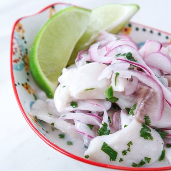 Ceviche de Lenguado