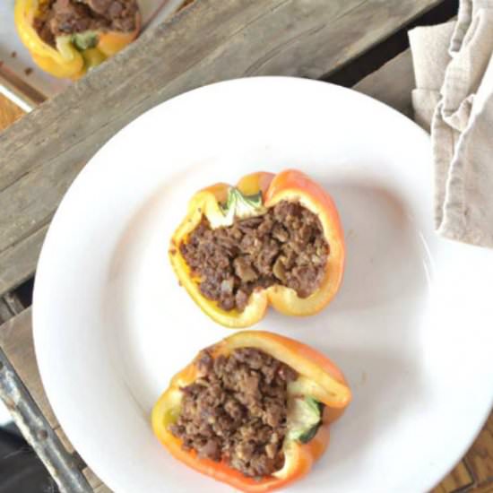 Grilled Asian-Style Stuffed Pepper