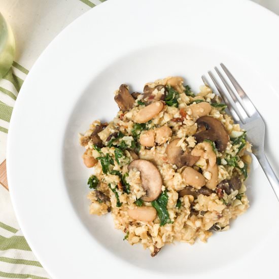 White Bean & Cauliflower “Risotto”