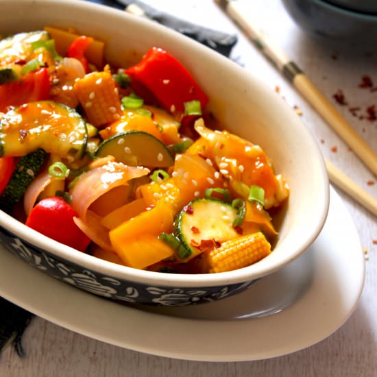 Thai Stir Fried Vegetables