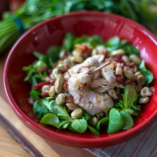 Quail Escabeche Salad