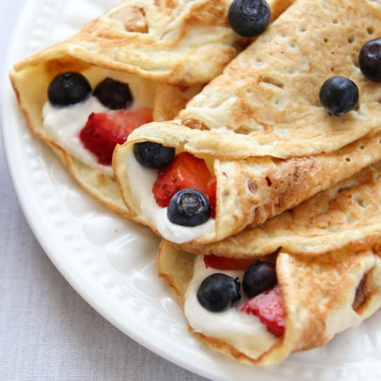 Coconut Flour Crepes