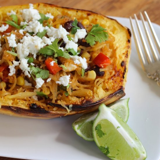 Southwestern Style Spaghetti Squash