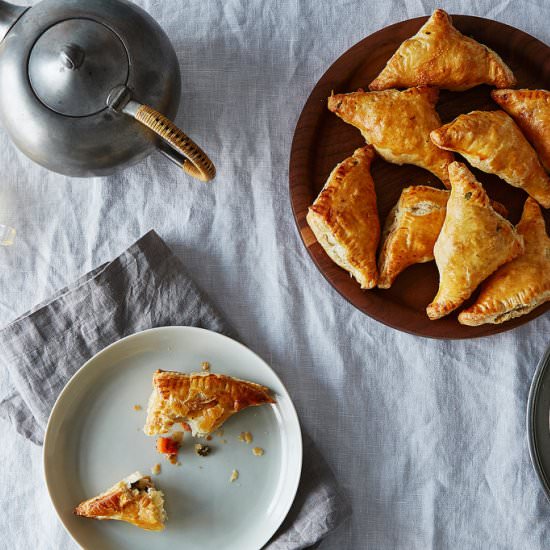 Flaky Baked Samosas