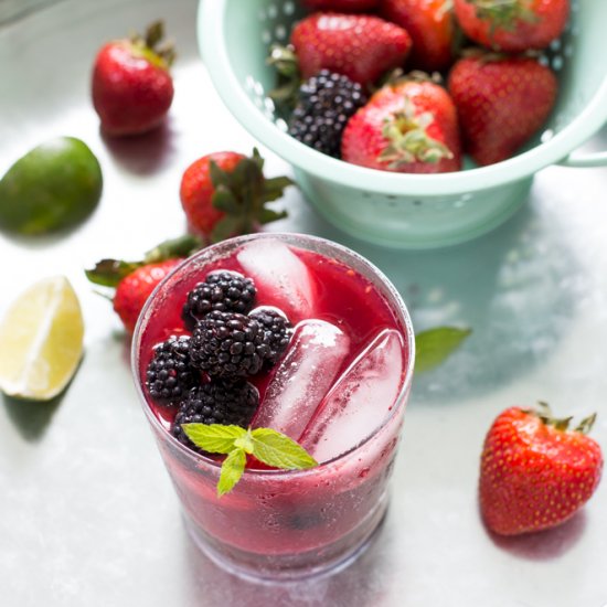 Mixed Berry Mojito