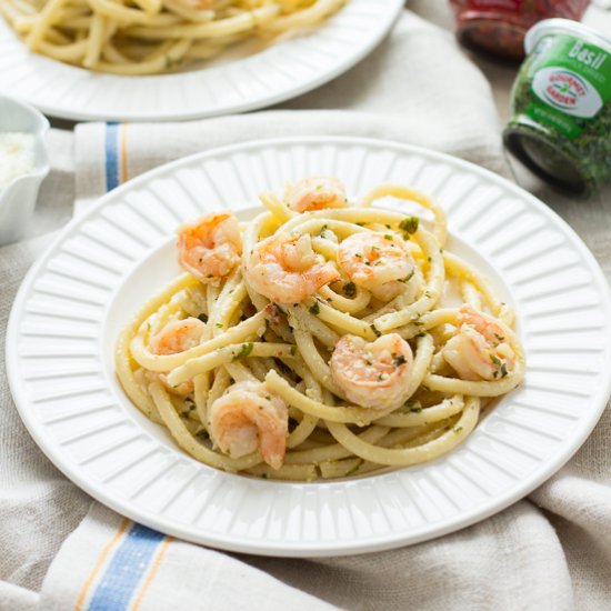 Shrimp Linguine with Lemon Butter