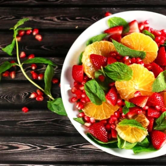 Orange Pomegranate Salad