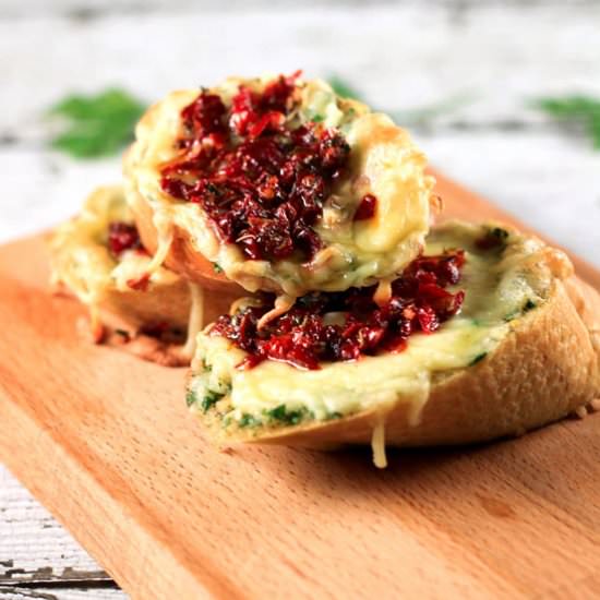 Sundried Tomatoes Bruschettas