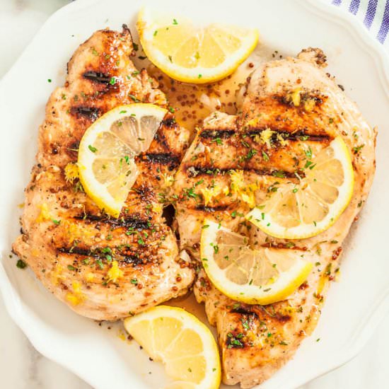 Lemon honey mustard chicken