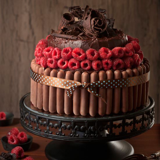 Raspberry Chocolate Cake